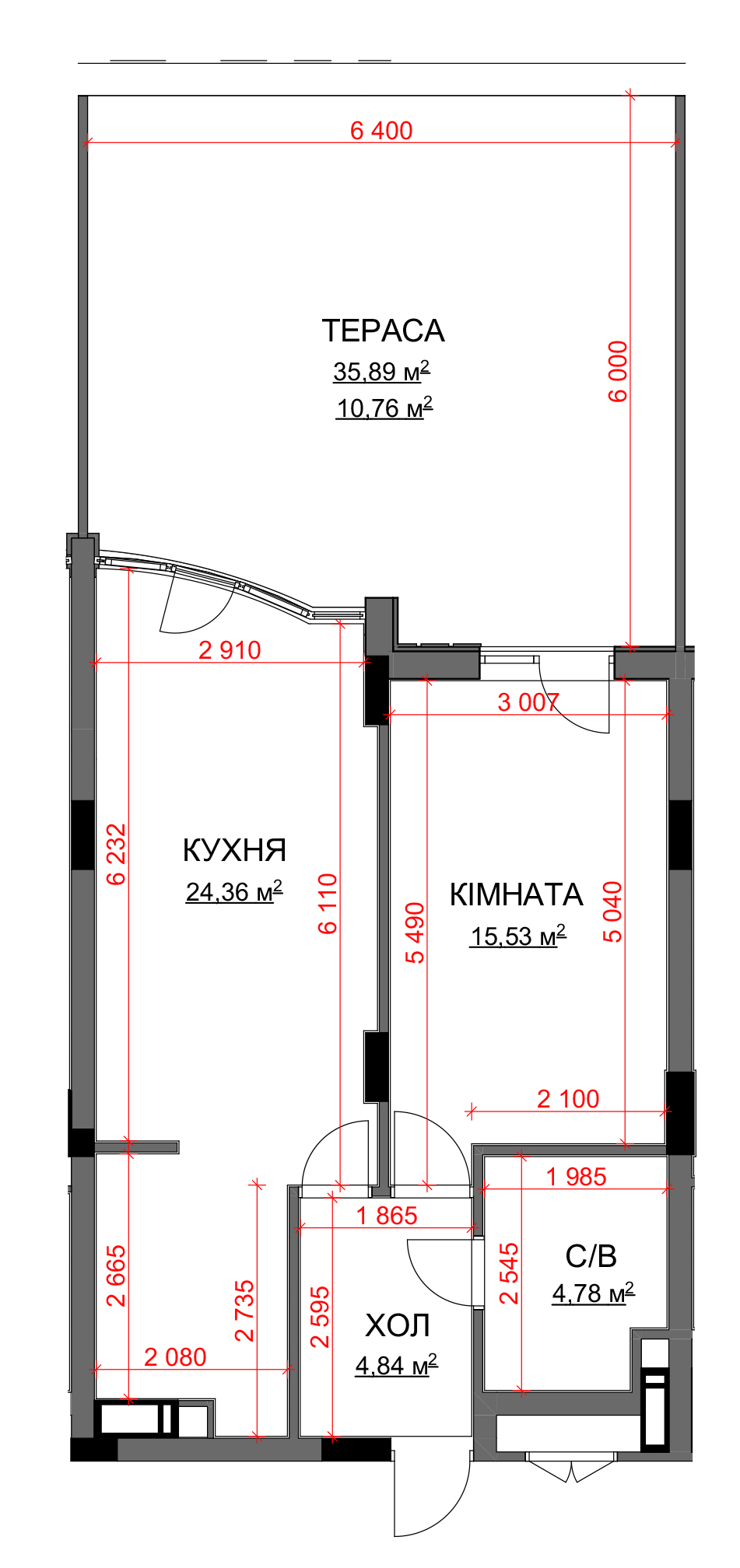 Планування вашої квартири Б 60.0
